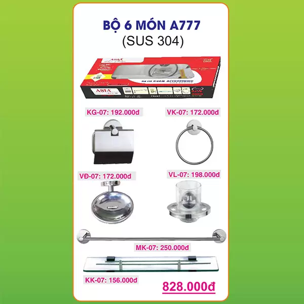 Bộ 6 món A-777